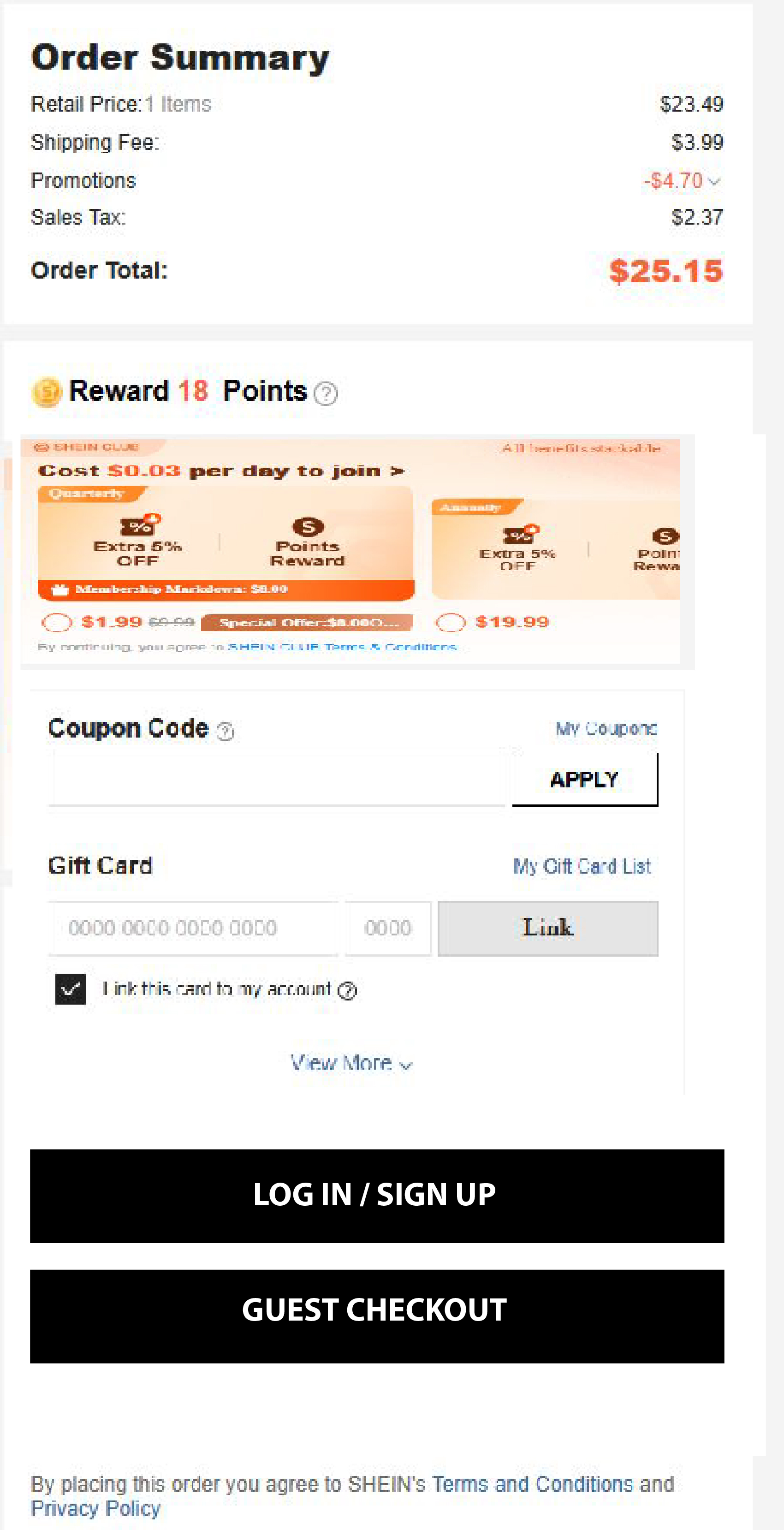 After: Guest checkout added
